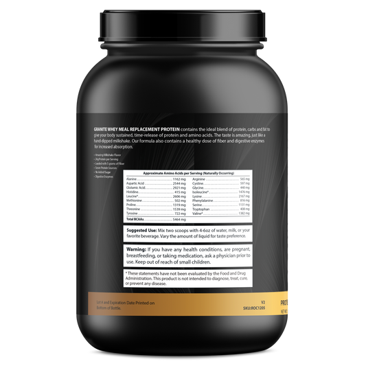 Granite Whey Meal Replacement Protein - Chocolate Milkshake (3lb)