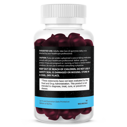 Shilajit with Ashwagandha Gummies - Raspberry Watermelon