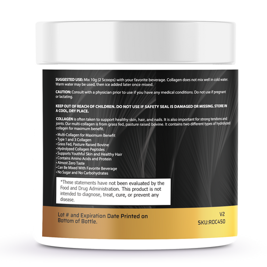 Collagen Type 1 & 3 Grass Fed Hydrolyzed - Unflavored