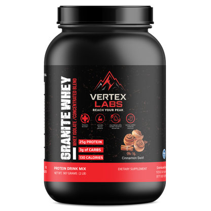 Granite Whey - Whey Isolate/Concentrated Blend – Cinnamon Swirl (2lb)