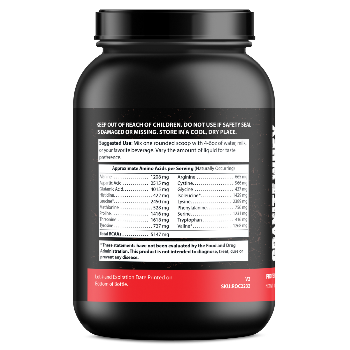 Granite Whey - Whey Isolate/Concentrated Blend – Cookies & Cream (2lb)