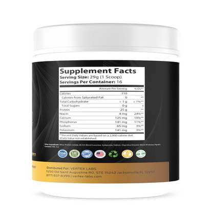 Granite Whey 100% Whey Isolate - Unflavored (1lb)