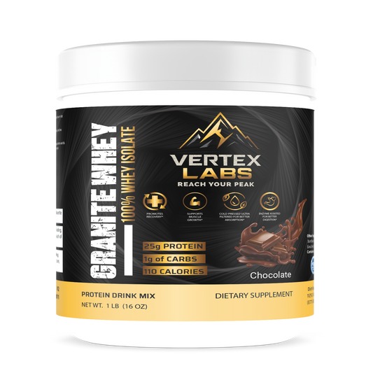 Granite Whey 100% Whey Protein Isolate - Chocolate (1lb)