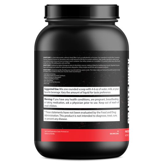 Granite Whey - Whey Isolate/Concentrated Blend – Chocolate Peanut Butter (2lb)