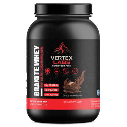 Granite Whey - Whey Isolate/Concentrated Blend – Chocolate Milkshake (2lb)