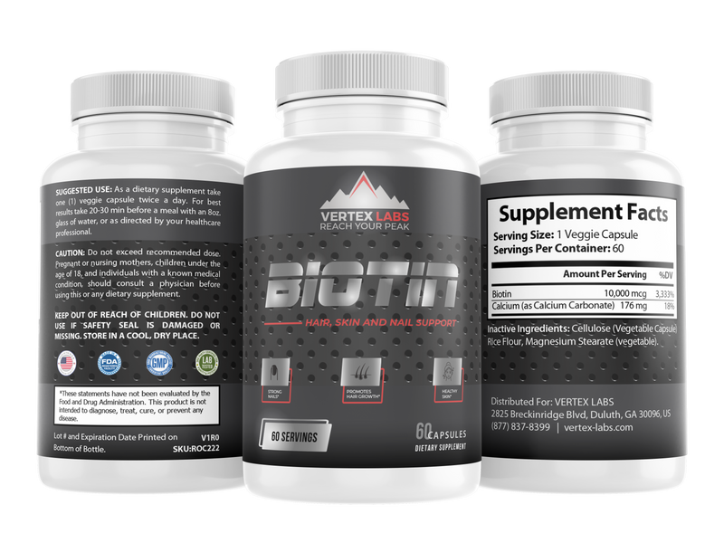 Biotin - Hair, Skin & Nail Support