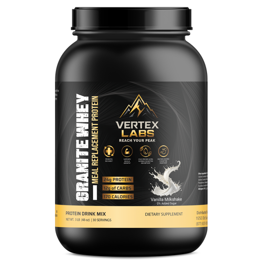 Granite Whey Meal Replacement Protein - Vanilla Milkshake (3lb)