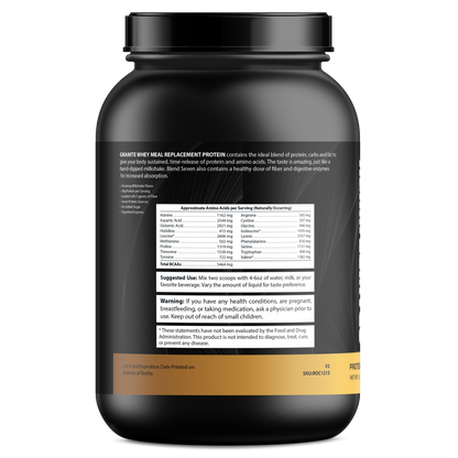 Granite Whey Meal Replacement Protein - Vanilla Milkshake (3lb)