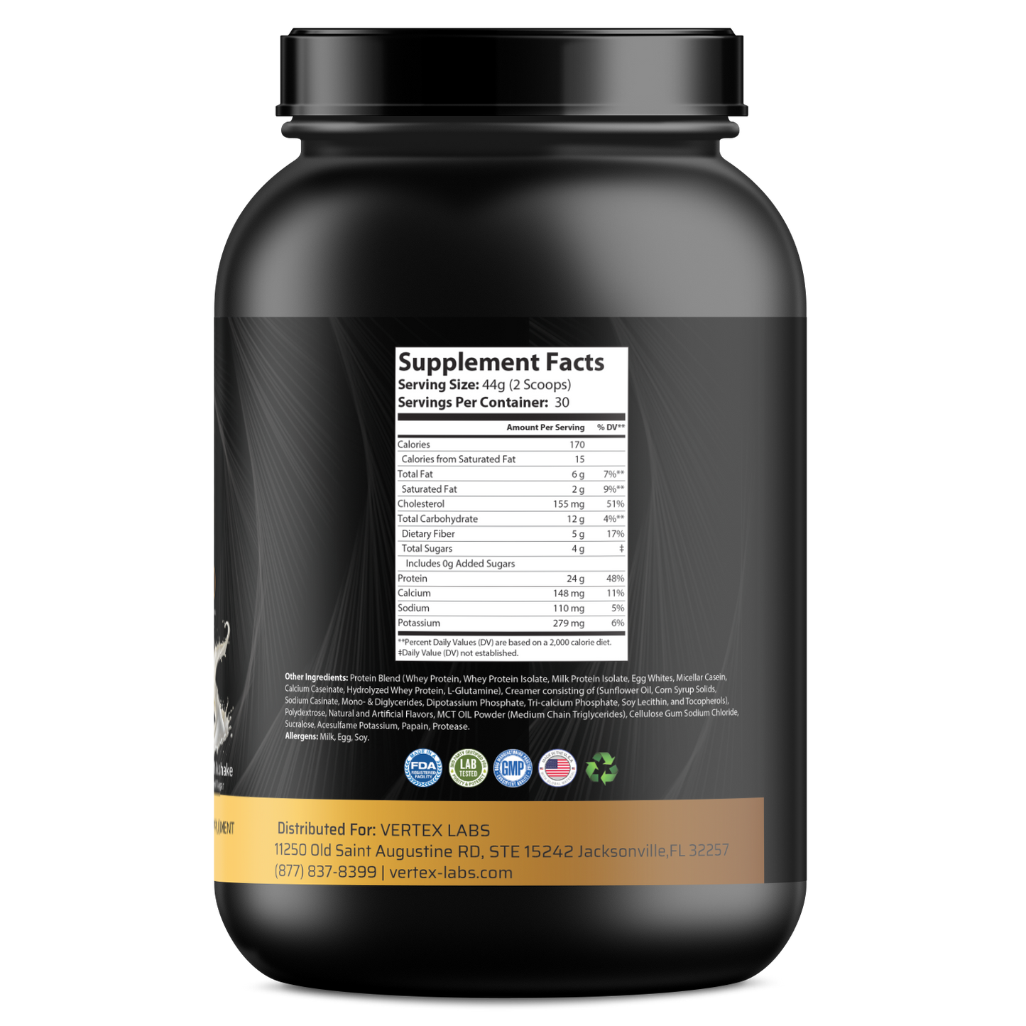 Granite Whey Meal Replacement Protein - Vanilla Milkshake (3lb)