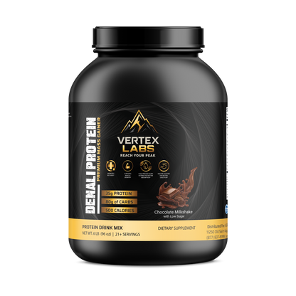 Denali Protein Premium Mass Gainer – Chocolate Milkshake Low Sugar (6lb)