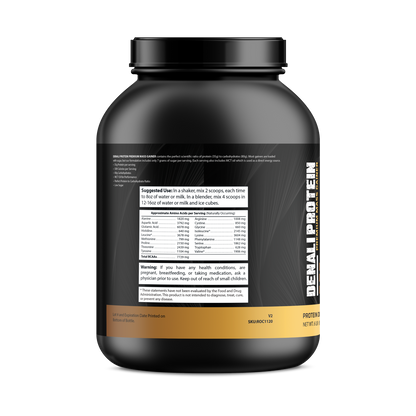 Denali Protein Premium Mass Gainer – Chocolate Milkshake Low Sugar (6lb)