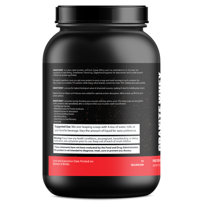 Granite Whey - Whey Isolate/Concentrated Blend – Vanilla Milkshake (2lb)
