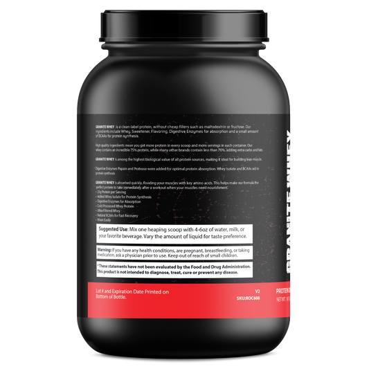 Granite Whey - Whey Isolate/Concentrated Blend – Vanilla Milkshake (2lb)