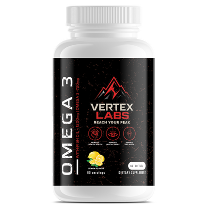 Omega 3 with Fish Oil - 1200mg | Omega 3 - 720mg - Lemon