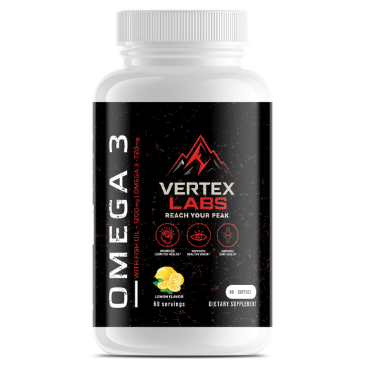 Omega 3 with Fish Oil - 1200mg | Omega 3 - 720mg - Lemon
