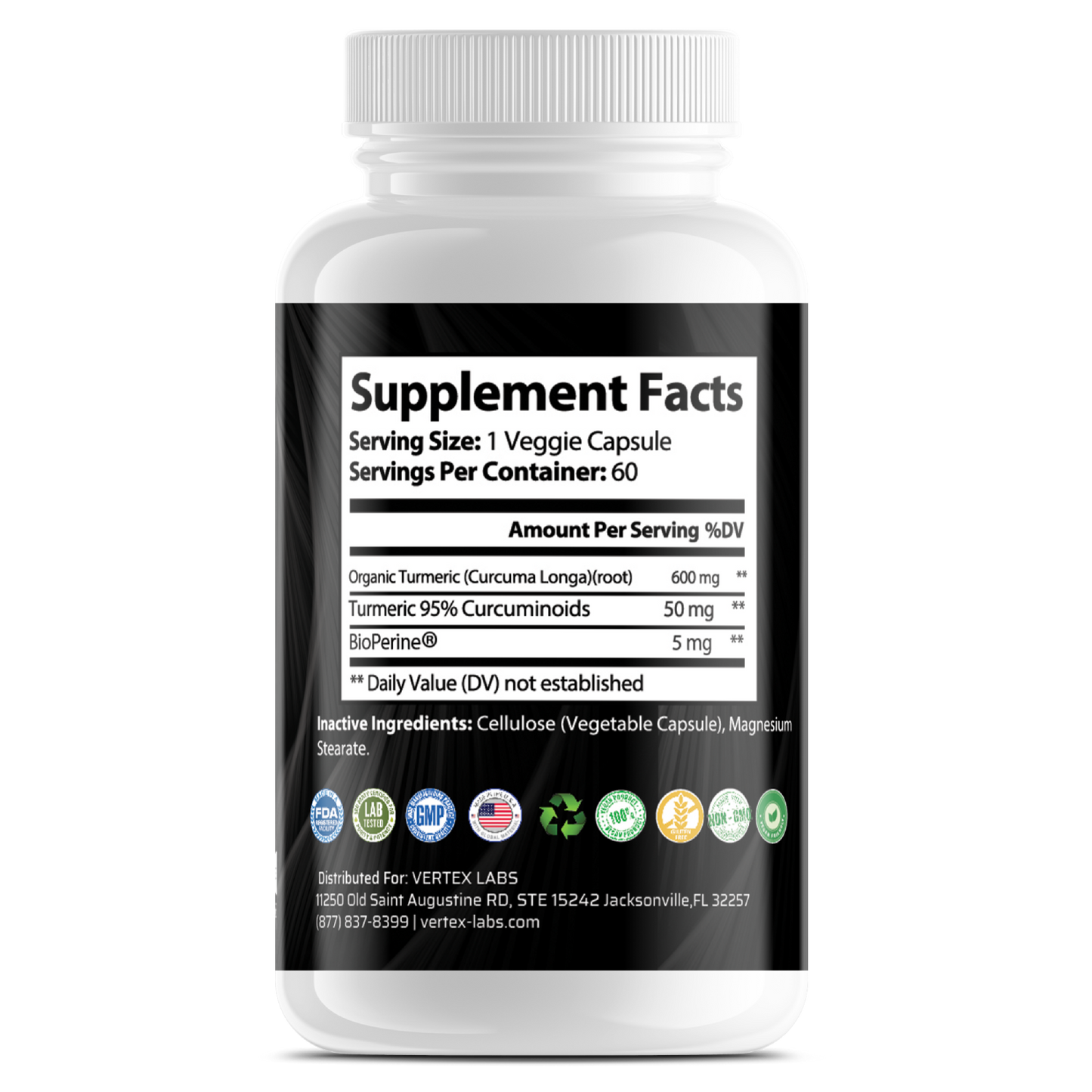 Turmeric - 650mg with BioPerine®