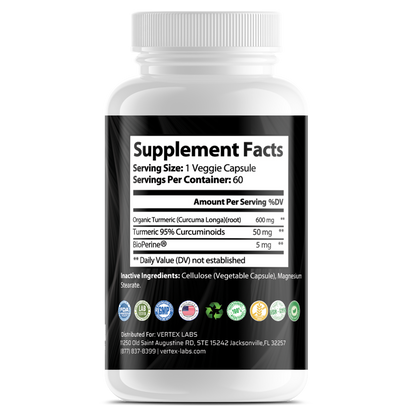 Turmeric - 650mg with BioPerine®