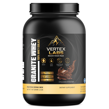 Granite Whey 100% Whey Isolate - Chocolate Milkshake (2lb)