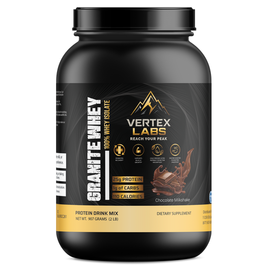 Granite Whey 100% Whey Isolate - Chocolate Milkshake (2lb)