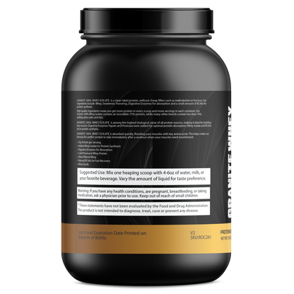 Granite Whey 100% Whey Isolate - Chocolate Milkshake (2lb)