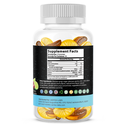 GlowUp Biotin with Vitamins C & E Gummies - Cherry Limeade