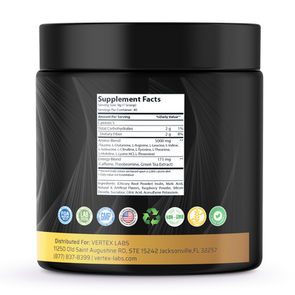 Base Camp Energized Aminos - Raspberry Iced Tea