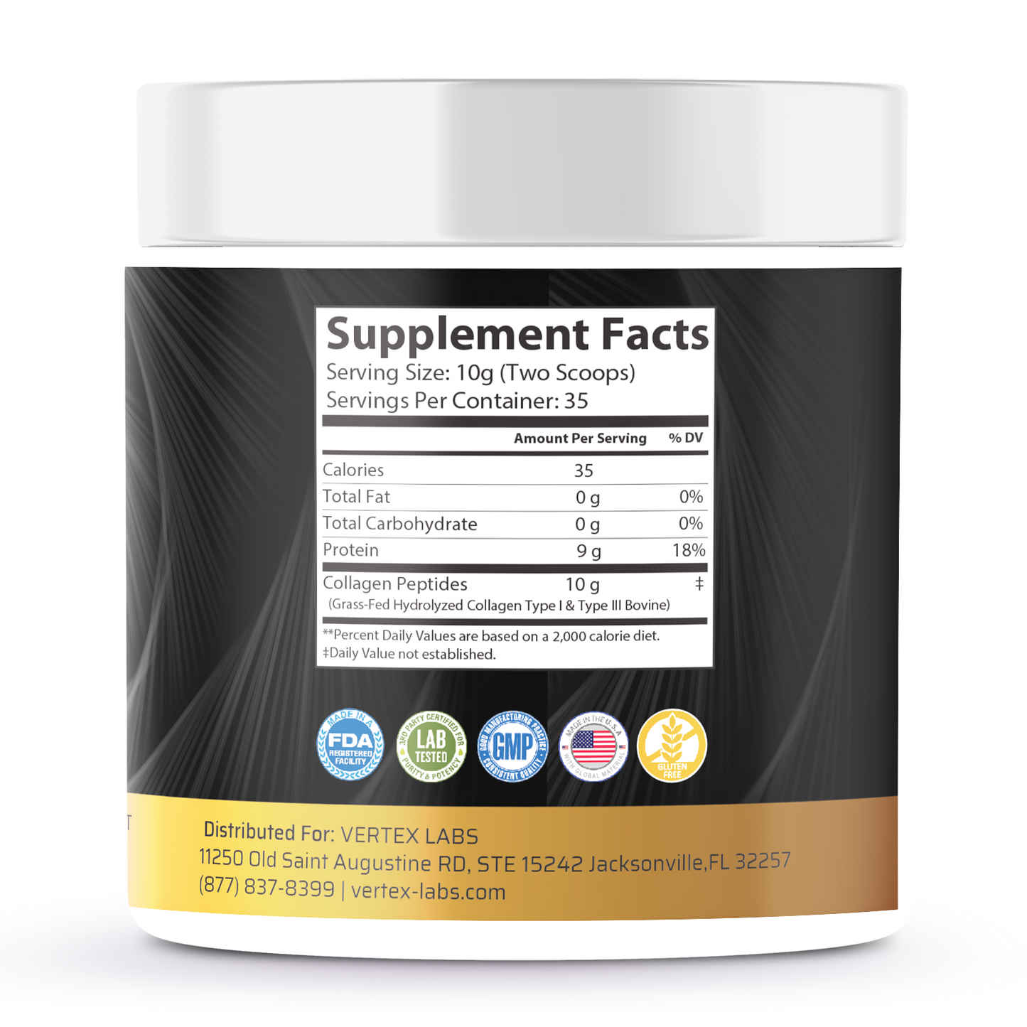 Collagen Type 1 & 3 Grass Fed Hydrolyzed - Unflavored