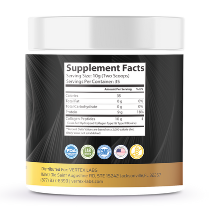 Collagen Type 1 & 3 Grass Fed Hydrolyzed - Unflavored