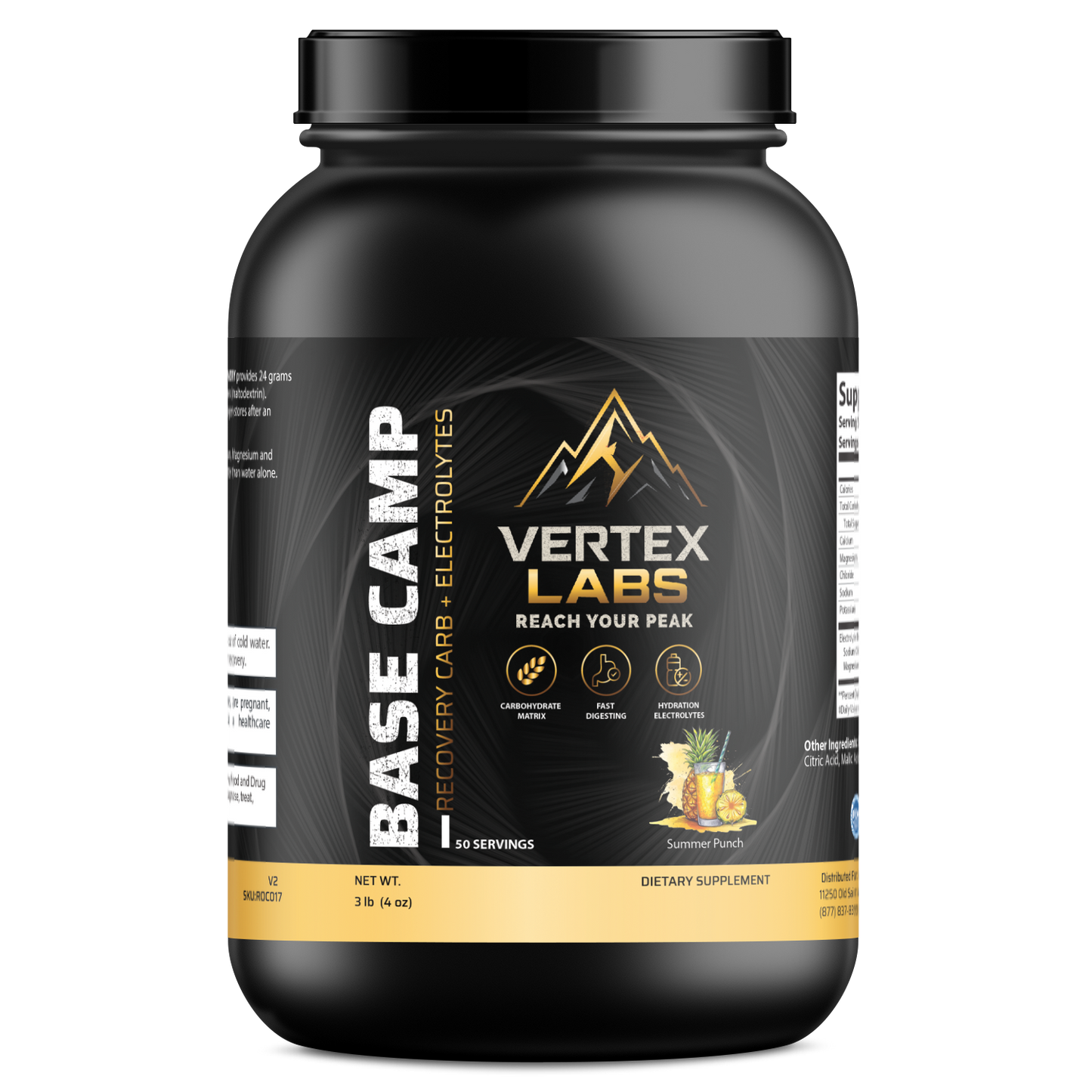 Base Camp Recovery Carb + Electrolytes - Summer Punch