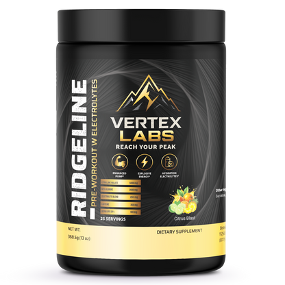 Ridgeline - Pre-Workout with Electrolytes - Citrus Blast
