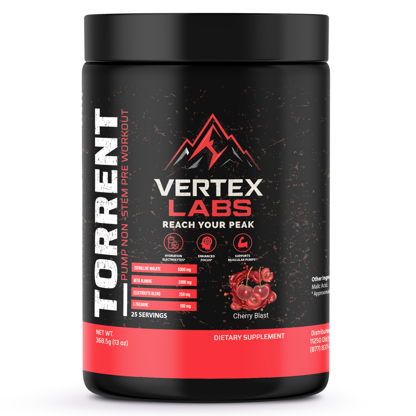 Torrent - Pump Non-Stim - Pre-Workout - Cherry Blast