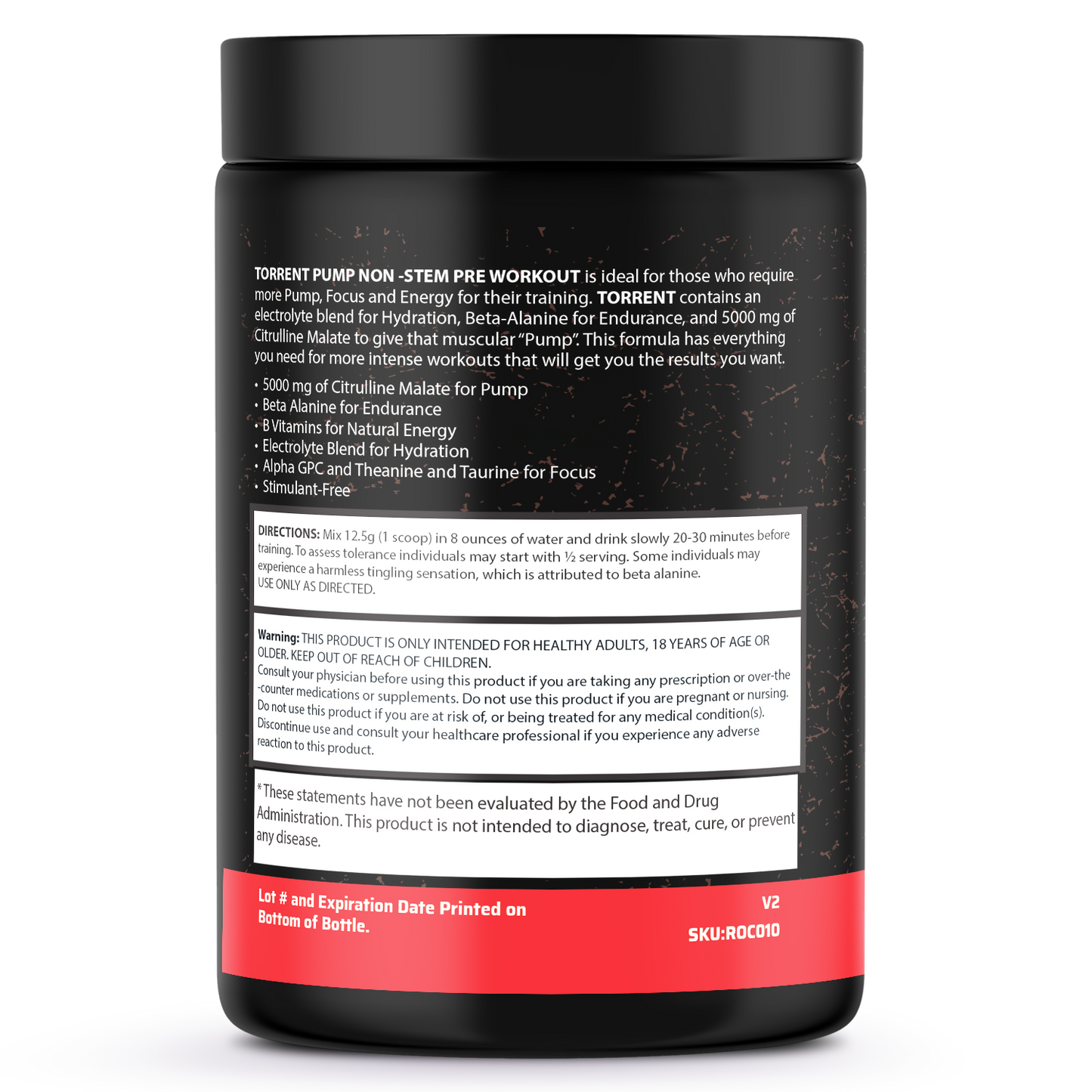 Torrent - Pump Non-Stim - Pre-Workout - Cherry Blast