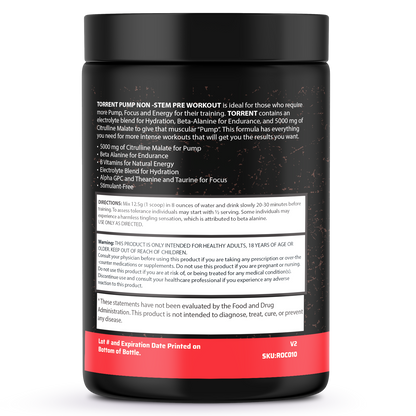 Torrent - Pump Non-Stim - Pre-Workout - Cherry Blast