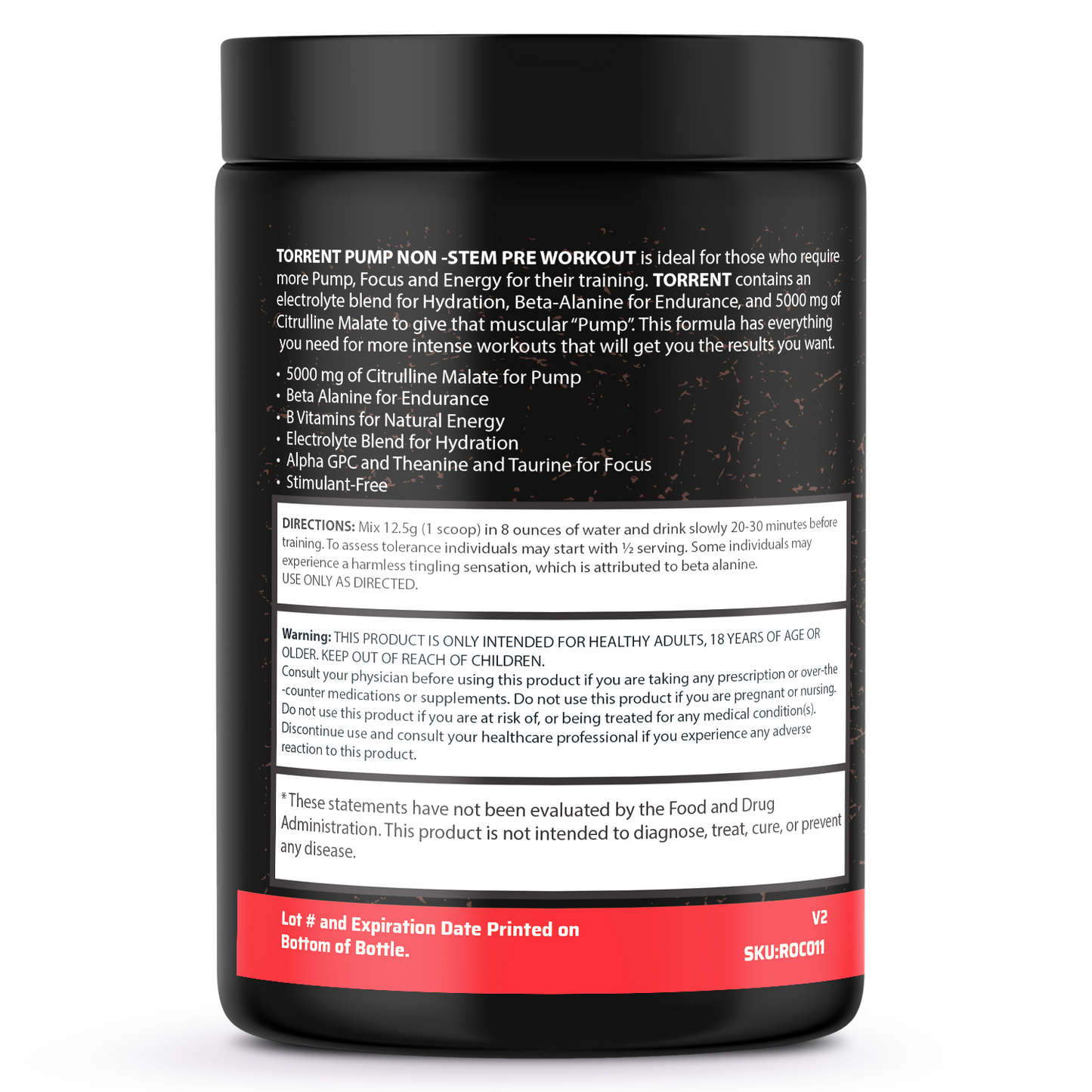 Torrent - Pump Non-Stim Pre-Workout - Pineapple