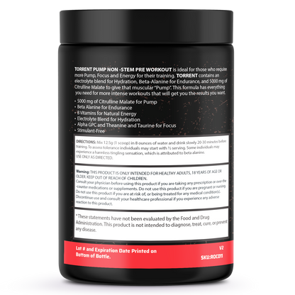 Torrent - Pump Non-Stim Pre-Workout - Pineapple