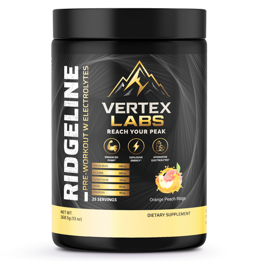 Ridgeline - Pre-Workout with Electrolytes - Georgia Peach Rings