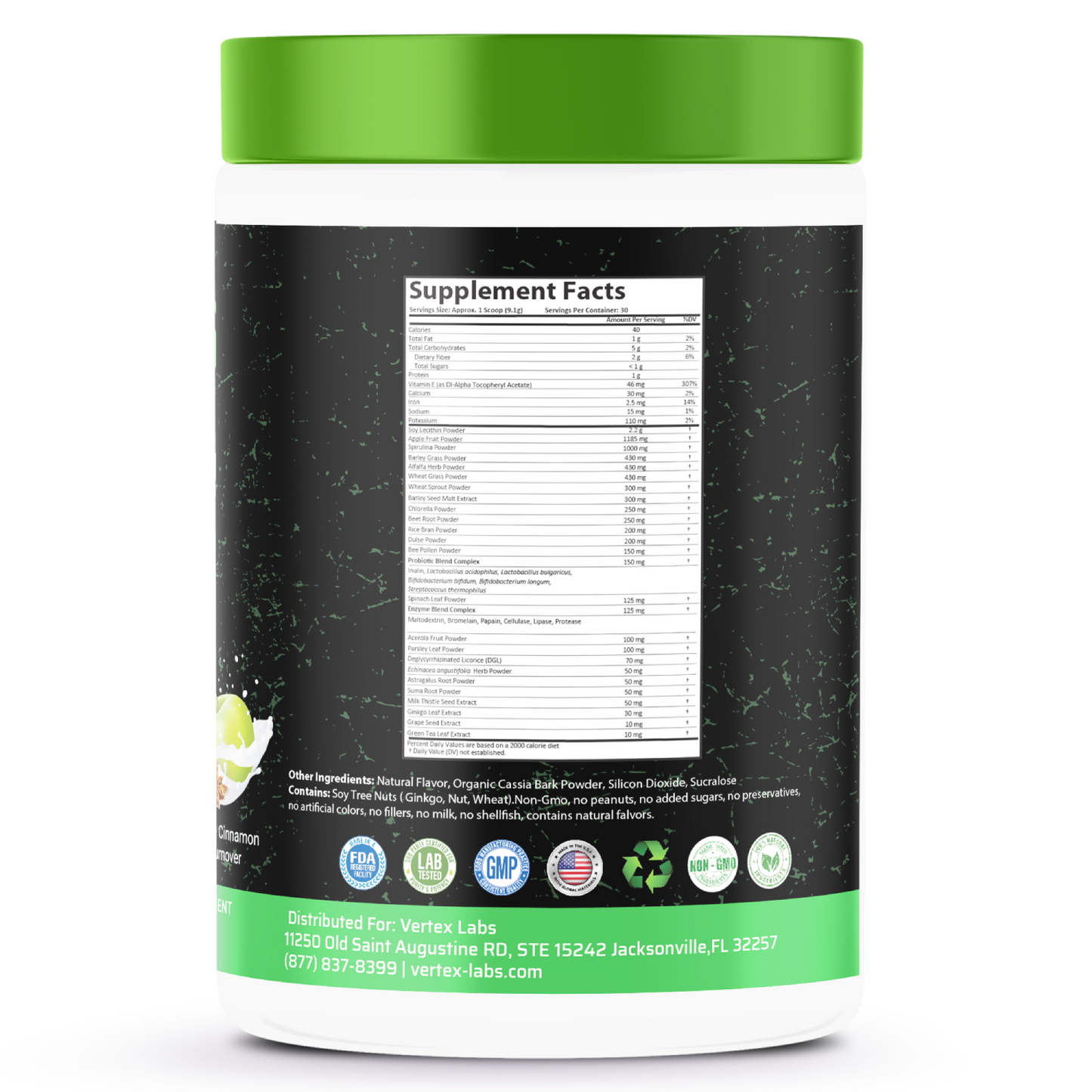 Horizon Green Superfood -  Apple Cinnamon Turnover