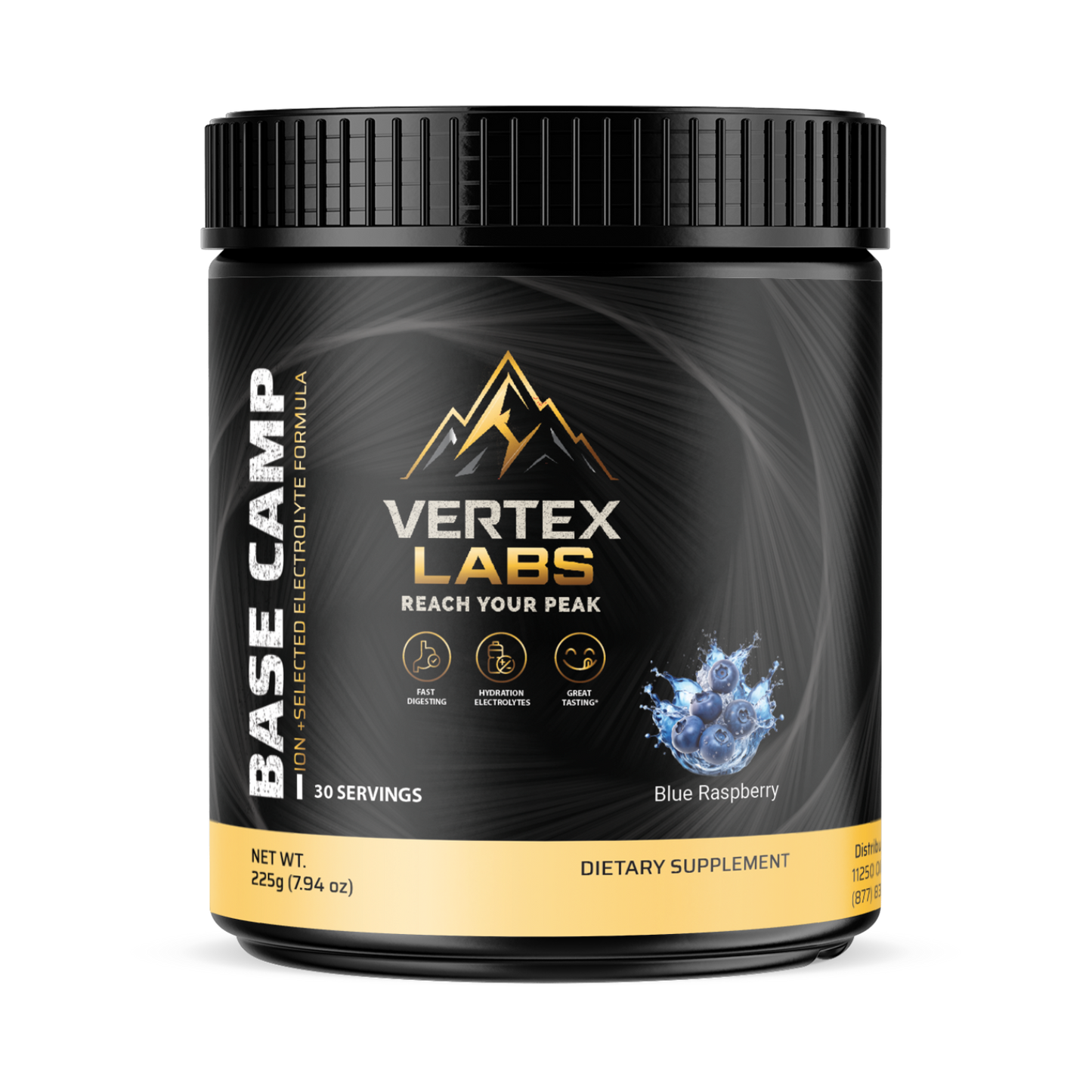 Base Camp ION + Select Electrolyte Formula - Blue Raspberry