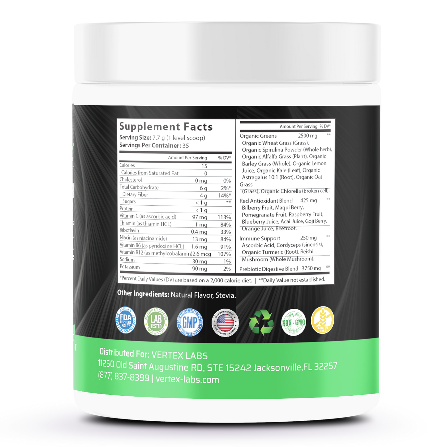 Horizon All In One Green & Red Superfood + Immune Support - Mixed Berry