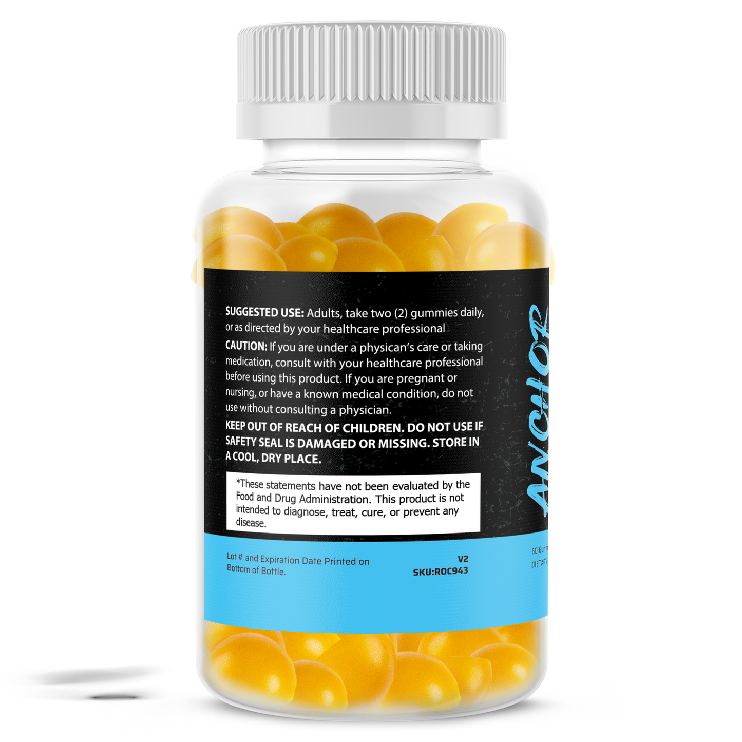 Anchor Creatine 1000mg Gummies - Lemon