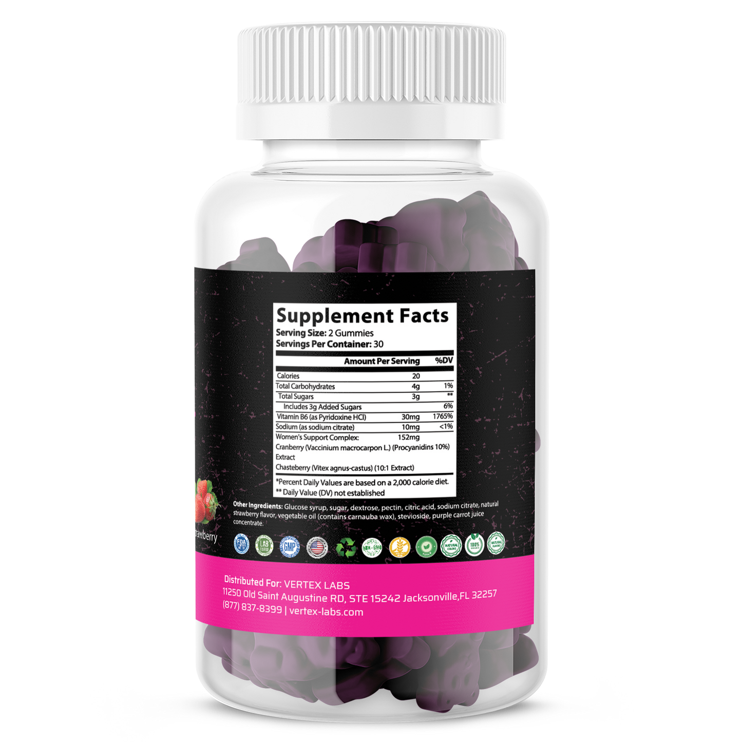 Hormone Support For Her Gummies - Strawberry