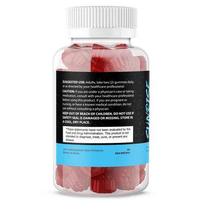 Sunrise Essential Vitamins & Fruit Blend Gummies - Raspberry, Pomegranate & Mixed Berry