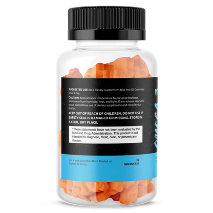 Omega 3 with Fish Oil Gummies - Apple Juice