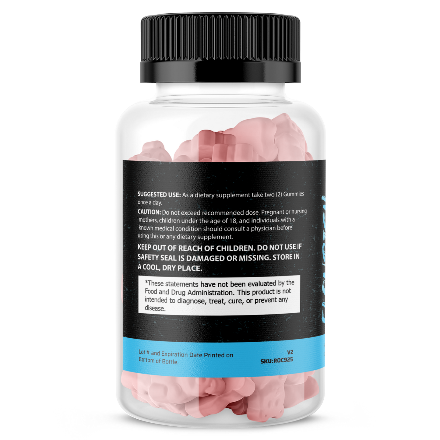 Flourish Support for Healthy Hair Gummies – Raspberry & Blueberry