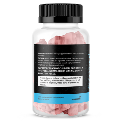 Flourish Support for Healthy Hair Gummies – Raspberry & Blueberry