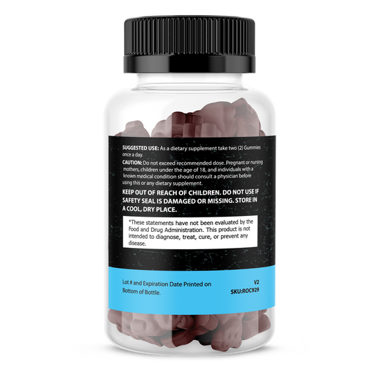 Ashwagandha Blend Gummies – Purple Carrot Juice, Raspberry, Cherry & Pomegranate