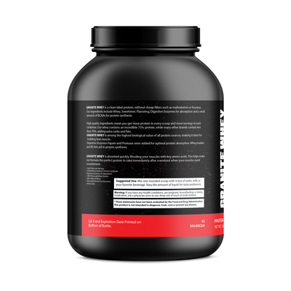 Granite Whey - Whey Isolate/Concentrated Blend – Vanilla Milkshake (5lb)