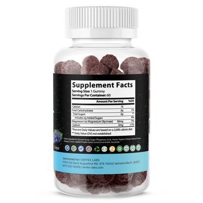 Magnesium Glycinate Gummies - Grape