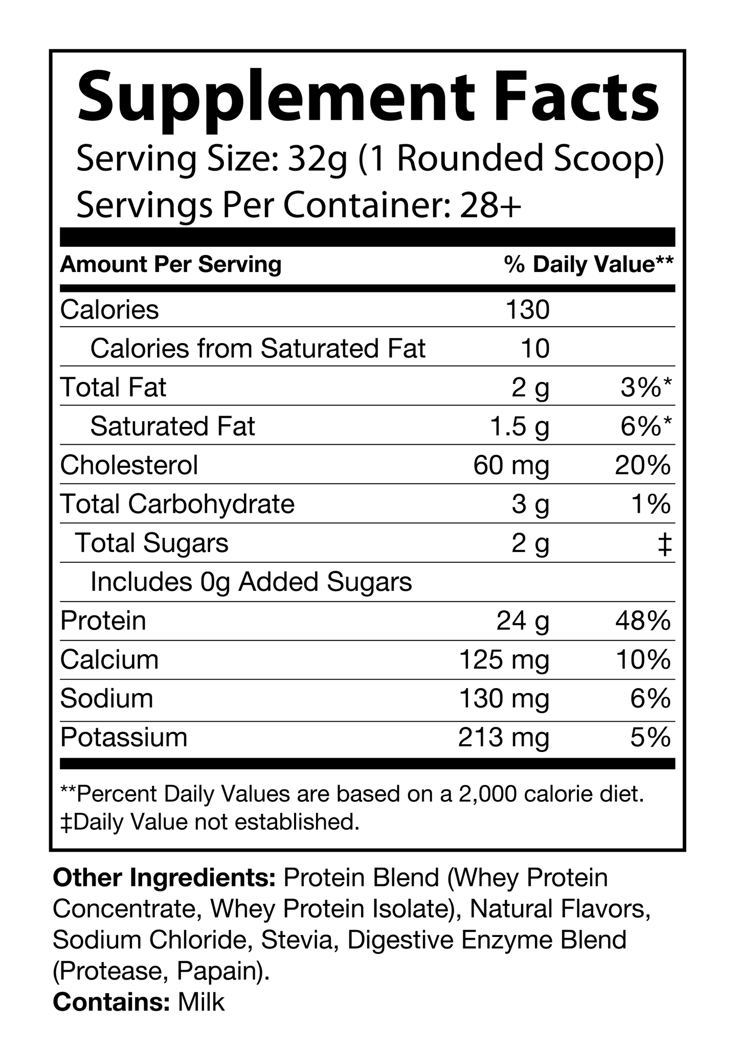 Granite Whey - Whey Isolate/Concentrated Blend – Salted Caramel (2lb)