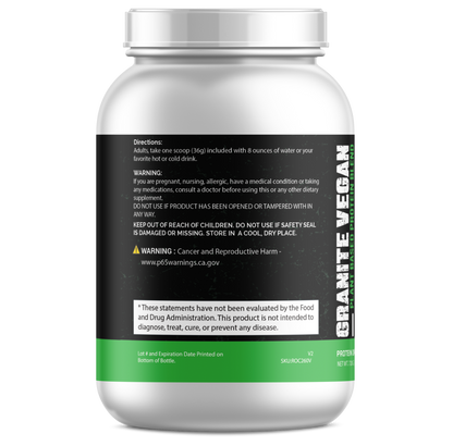 Granite Vegan Plant Based Protein Blend - Chocolate (1.5lb)